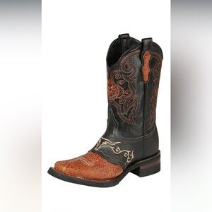 El General Rodeo Boot - Crazy Wine with Embroidery 40667